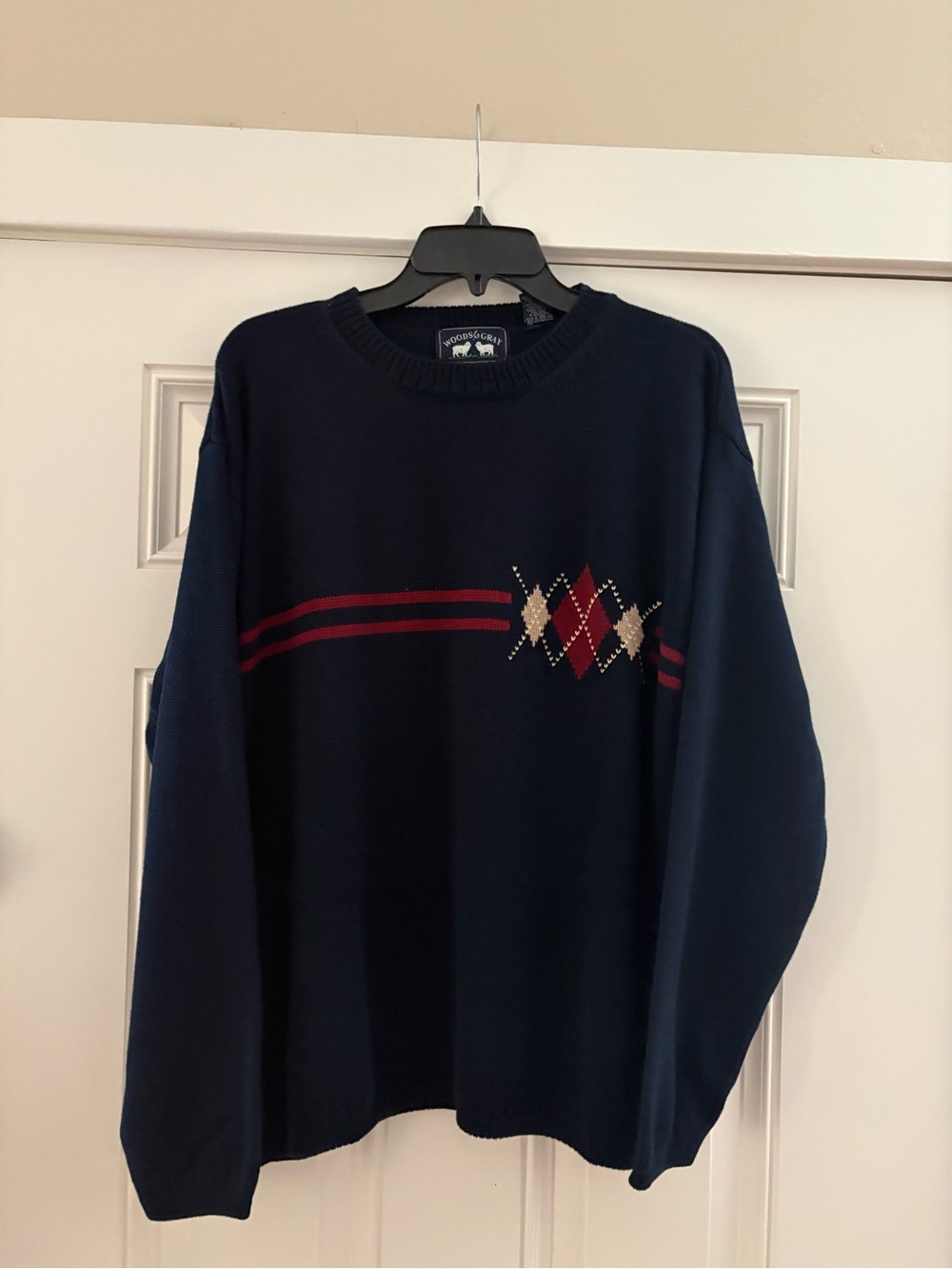 Men’s Navy Blue Crewneck Sweater